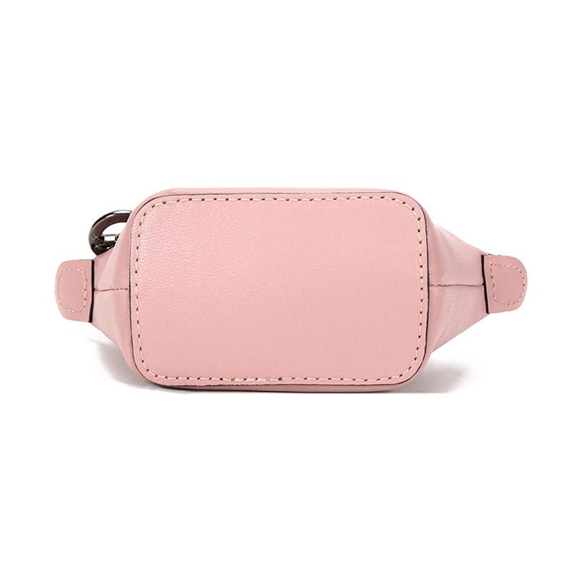 Longchamp Le Pliage Cuir 8 Solid Color Flap Zipper Detachable Shoulder Strap Crossbody Shoulder Lambskin Tote Mini Women handbag 10099757P13