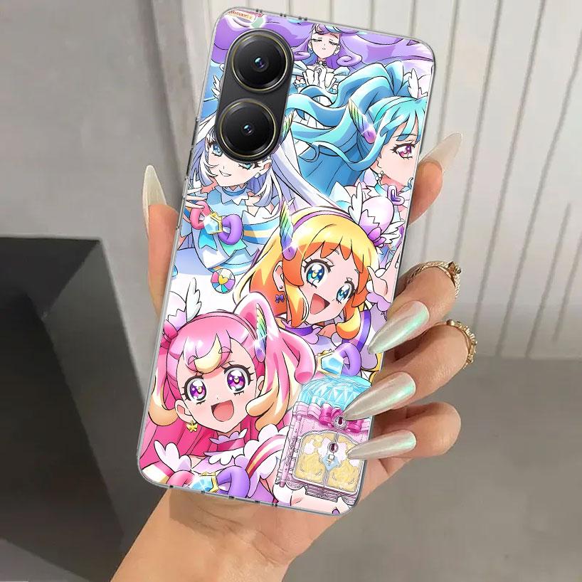 Чехол для телефона Pretty Cure Anime для Xiaomi Poco X5 X6 X7 Pro F7 Ultra M7 Redmi 15 15C 13 13C 12 12C 10 10A 10C 9 9A 9C 9T Shell Poc
