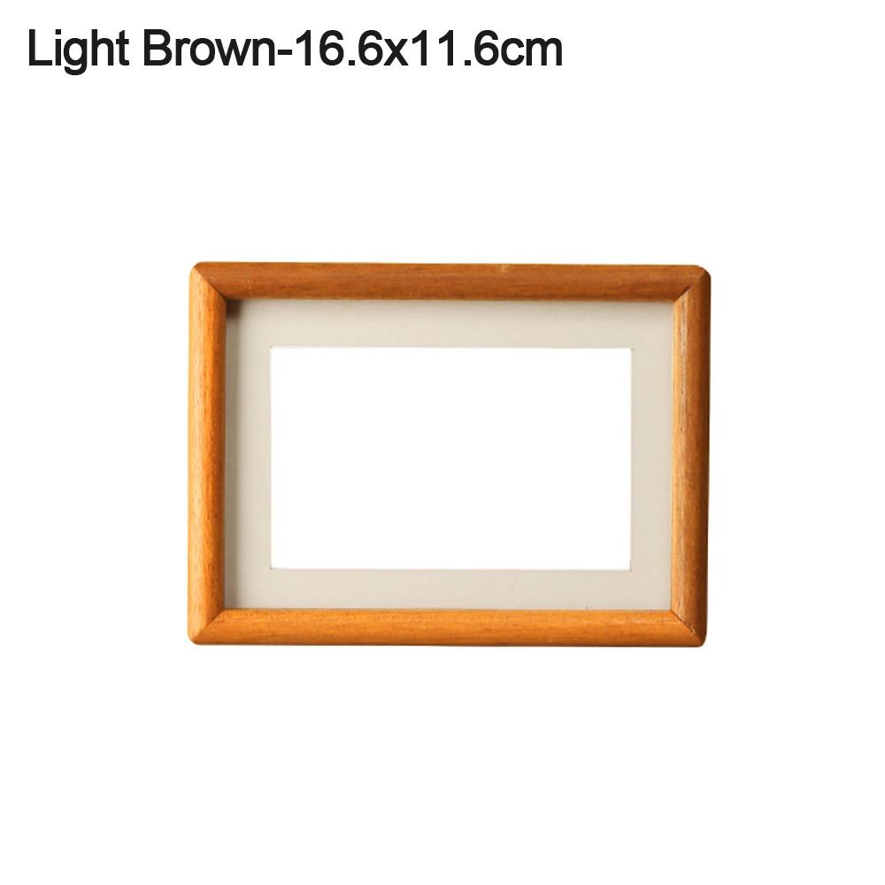 New 6/7/8 Inch Black Walnut Photo Frame Simple Handmade Picture Frame Real Wooden Mortise Tenon Photo Frame