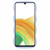 XL Series For Samsung Galaxy A32 4G (EU Version) Case Wave Frame TPU Phone Cover Solid Color