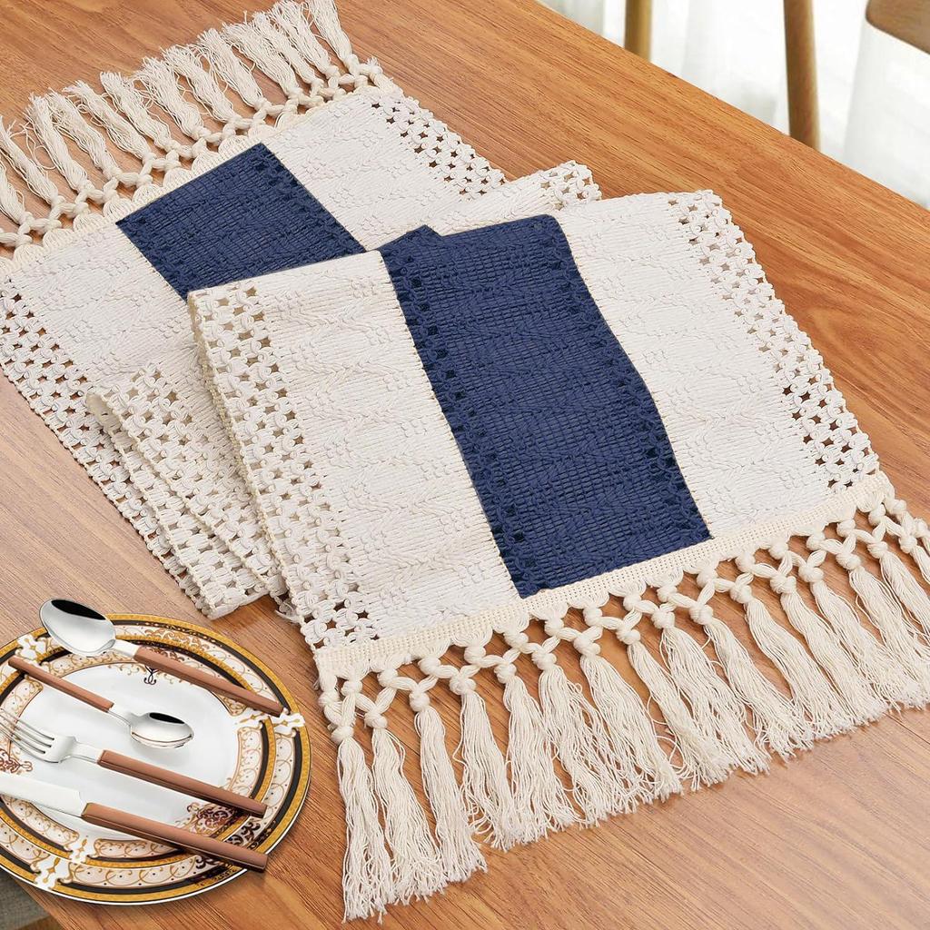 Вязаная крючком скатерть ручной работы в американском ретро-стиле, длинная ажурная скатерть