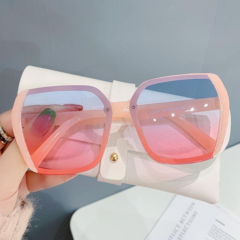 Женские солнцезащитные очки с большой оправой, маленькие очки, ретро-квадратные солнцезащитные очки с козырьком