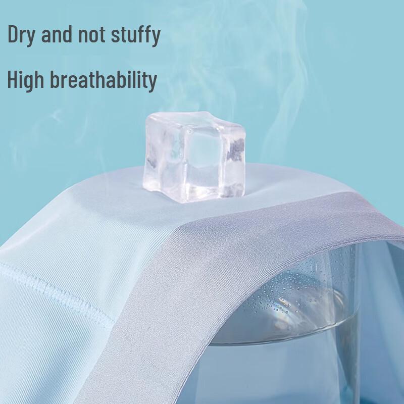 Мужские антибактериальные боксеры-брифы из ледяного шелка Langsah, 3 шт.