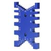 Dovetail Jig Tenon Caliper Aluminum Metric Imperial Scale Card Measuring Woodworking Tool Blue