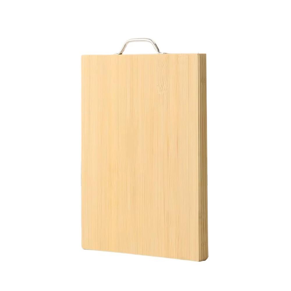 Rectangle Bamboo Chopping Board with Handle Butcher Chopping Blocks Tool Wooden Tray Home Use