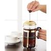 Yoshikawa Coffee Press/Tea Server, 750ml French Press, 5-Cup Capacity, Graduated, Made In Japan, Mocha Brown, SJ3306
