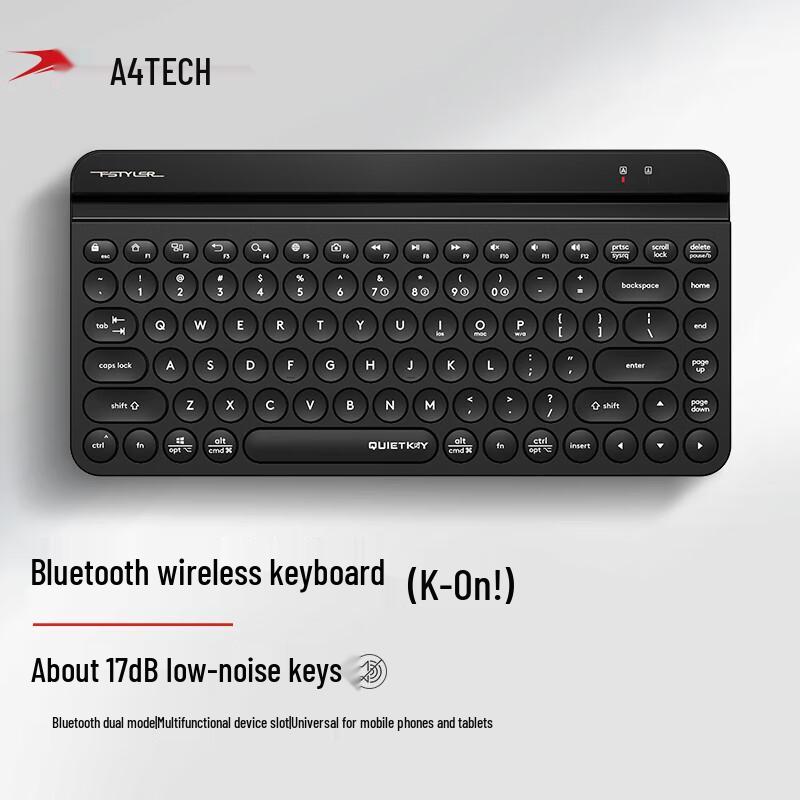 Беспроводная Bluetooth тихая мини-клавиатура A4Tech FBK30 с 86 клавишами