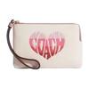 New Wristlet Leather Wrist Bag Coin Purse, Clutch Small Women's White CA070-IMCAH
