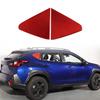 Красный карбоновый трим наклейка на треугольное стекло заднего окна для Subaru Crosstrek 24