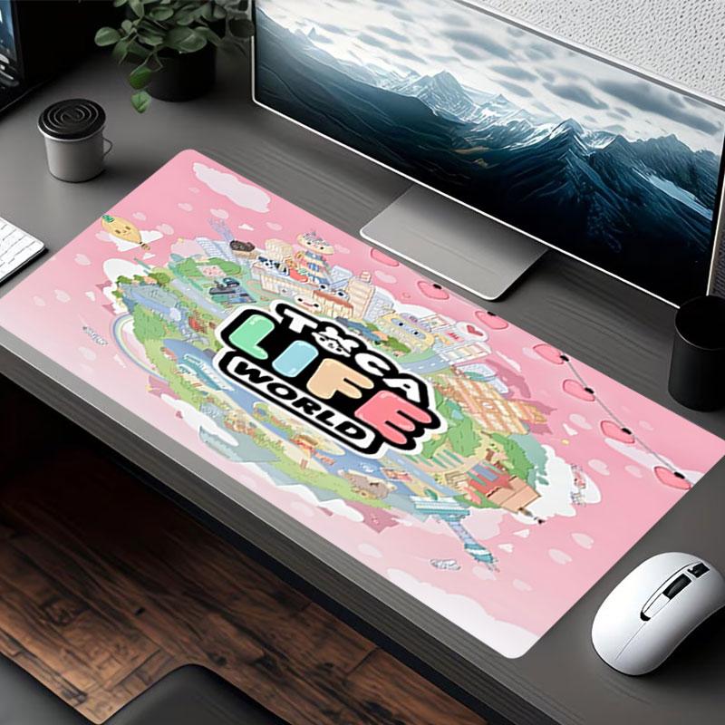 Коврик для мыши Toca Life World, для клавиатуры, ноутбука, ПК, для офиса, дома, Декор стола, Идеальный подарок на день рождения для геймеров