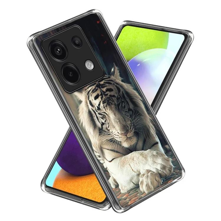 Для Xiaomi Redmi Note 13 Pro 5G / Poco X6 5G чехол Slim-Fit Pattern Printing TPU задняя крышка телефона