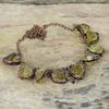 Citrine Rough Necklace Electroformed Copper Necklace Handmade Jewelry Adjustable Chain Necklace Gemstone Electroformed Jewelry Gift For Her