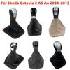 For Skoda Octavia 2 A5 A6 2004-2013 Gear Shift Knob Gaiter Boot Cover