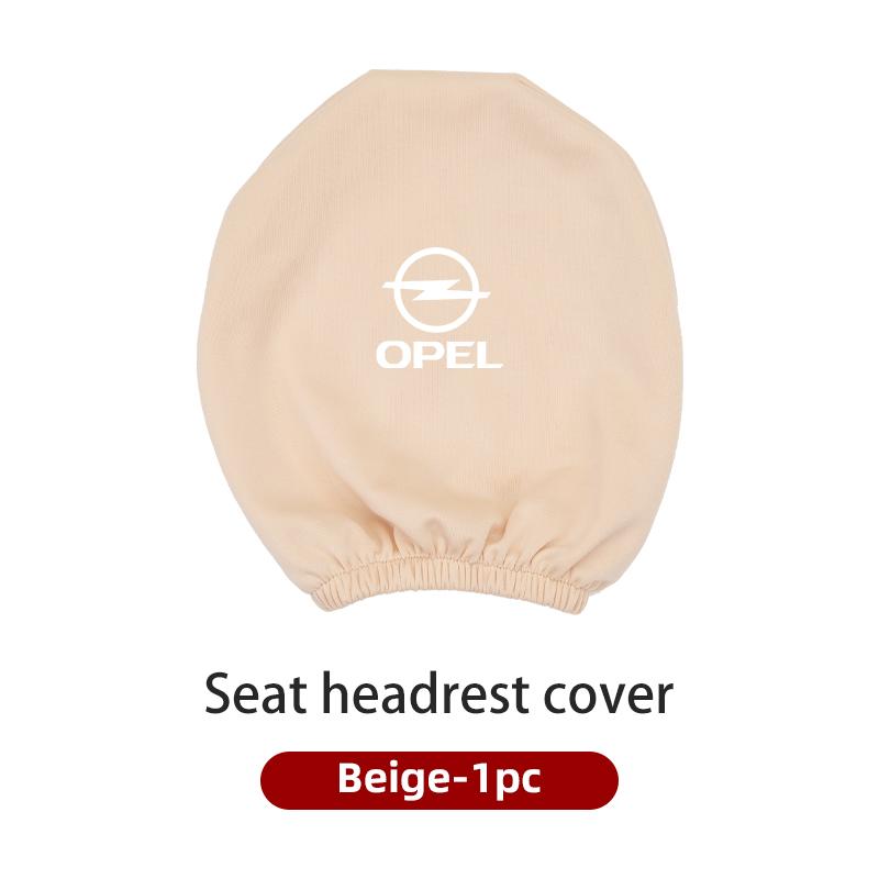 XEFP9 Universal Car Seat Headrest Cover Protective Cover Accessories For Opel Corsa Astra Insignia Vectra Zafira Meriva Mokka