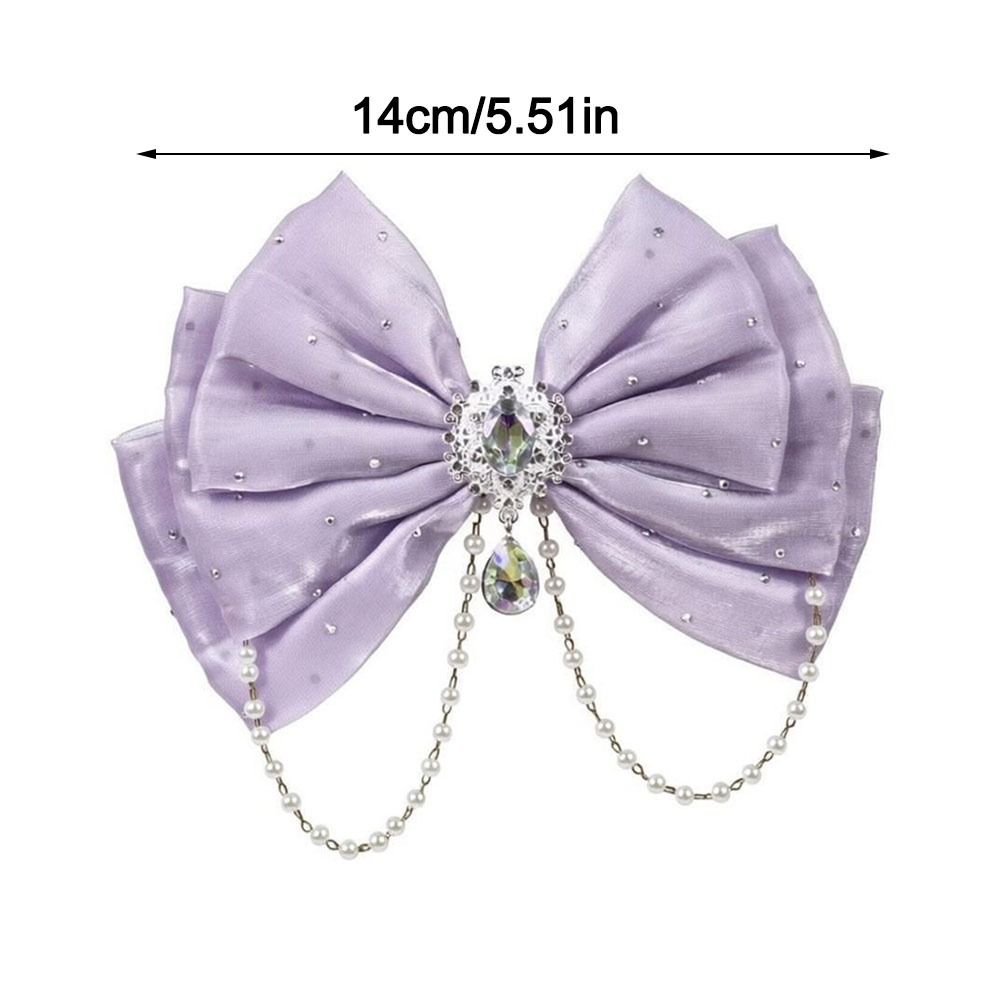 Pearl Hair Clips Princess Hairpins New Hair Ribbon Children Gifts