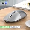 Rechargeable Dual Mode 2.4ghz Wireless Mouse Bluetooth 5.2 One-click Desktop Computer Mouse With Usb Cable Game Mice