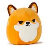 Puckator - SQUIDGLYS Marshmallow Plush Cushion H24 X W21 X D17cm Finnick the Fox