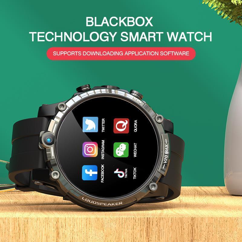 Face ID 2+16G SIM Card Smart Watch 4G Full Netcom BT/WIFI/GPS Android Dual Camera Internet Game Multifunctional Sports Watch