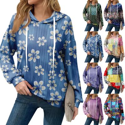 Толстовки для женщин оверсайз зимние милые свитшоты пуловер трендовая осенняя одежда