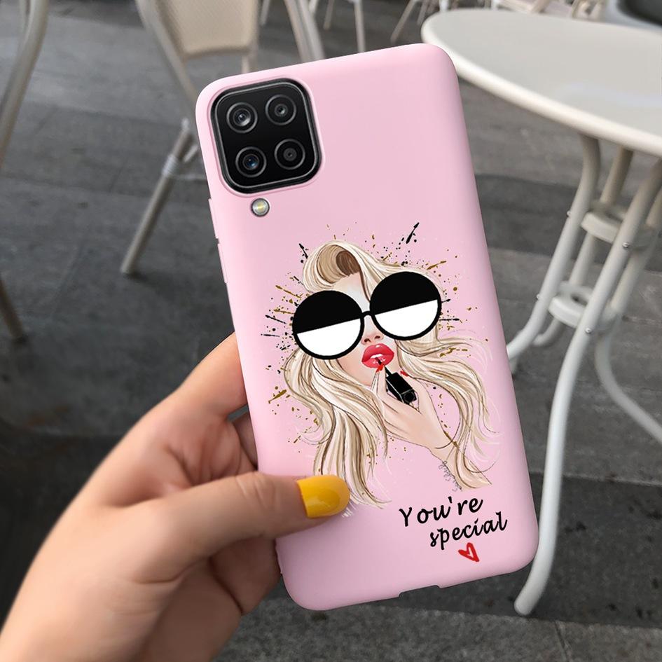 Чехол для Samsung Galaxy A12 Чехол для Samsung A42 5G Милое Сердечко Задняя крышка Fundas Для Samsung A 12 SM-A125F SM-A426B A 42 5G Чехлы для телефона