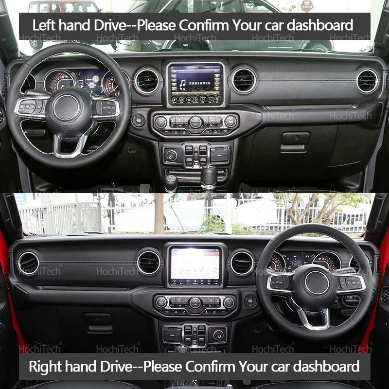 For Jeep Gladiator JT -2024 Anti-UV Suede Leather Dashmat Dashboard Cover Sun Shade Carpet Non-slip Pad