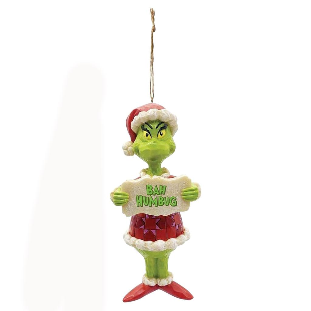 Рождественские украшения Акриловые плоские рождественские елки Подвесные украшения Рождественский вор Печатный орнамент Рождественская елка Декор для праздничной вечеринки для друзей семьи