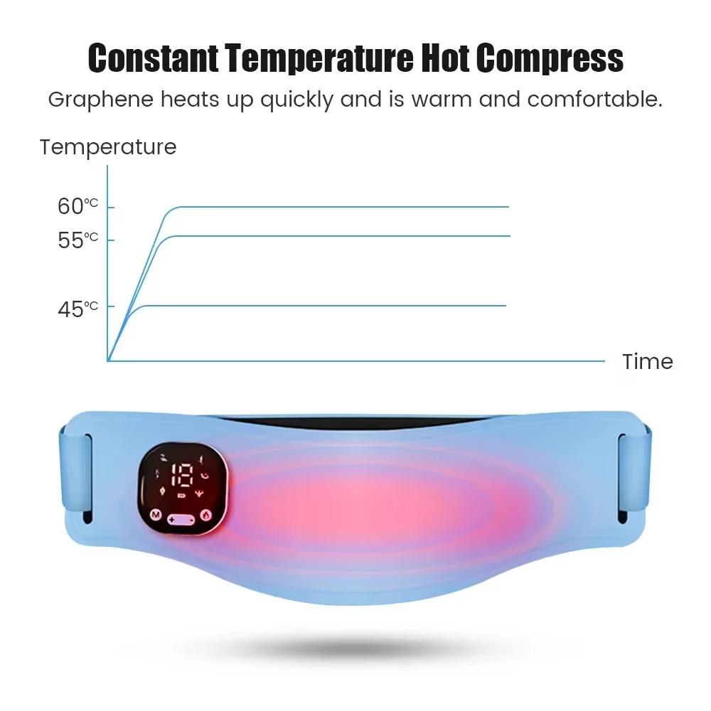 EMS Вибрационный горячий компресс поясничный корсет Терапевтический массажер Электрический нагреватель Устройство для массажа талии Поддержка спины Массажное оборудование