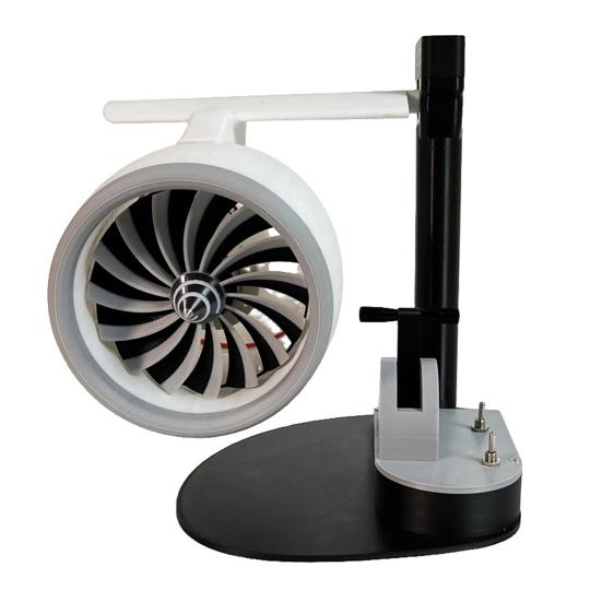 Творческий настольный вентилятор Turbo с увлажнителем, мощный поток воздуха, низкий уровень шума, регулируемая скорость, турбовентилятор, форма двигателя, охлаждающий вентилятор