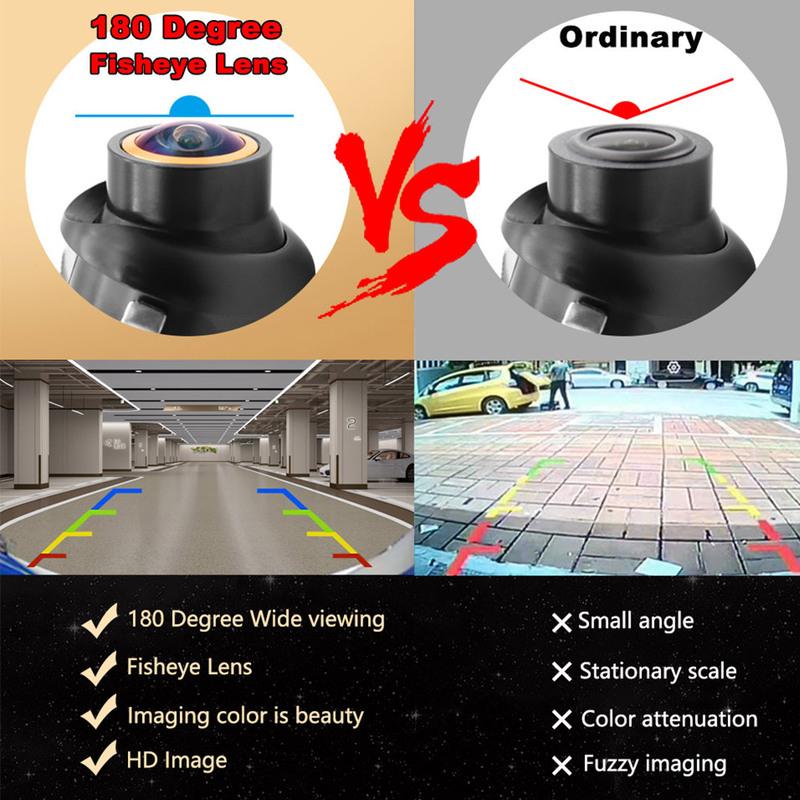 SMARTOUR 4K Parking Новая 360 CVBS Switch AHD 1080P Автомобильная камера заднего вида 180° Fisheye Golden Lens для Focus Toyota Kia BMW