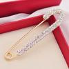 Romantic Wear Resistant Chic Delicate Shining Rhinestone Sweater Safety Pin Lapel