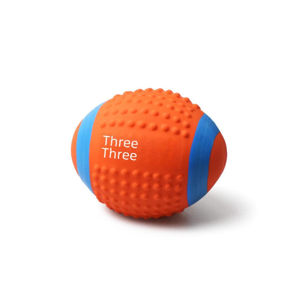 Мячи для регби из латекса с хлопковым наполнителем, вокальные игрушки для собак, товары для животных