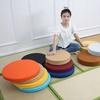 Thicken Leather Round Cushion Japanese Style Upholstered Cushion Simple Sponge Cushion  for Home