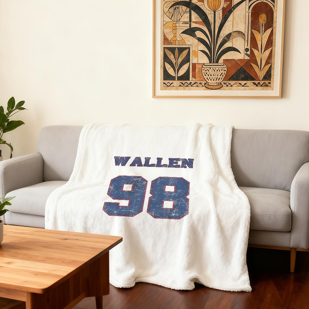 M-Morgan W-Wallen I am the Problem Blanket Super Warm Comfortable Plush Throw Blanket Child Home Sofa Bedroom Gift