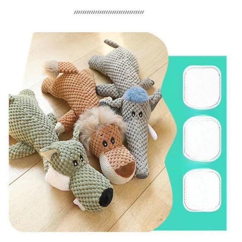 Игрушки для домашних животных собаки и кошки костестойкие разрывостойкие укусостойкие издающие звуки для чистки зубов хлопковая веревка плюшевая домашняя собака