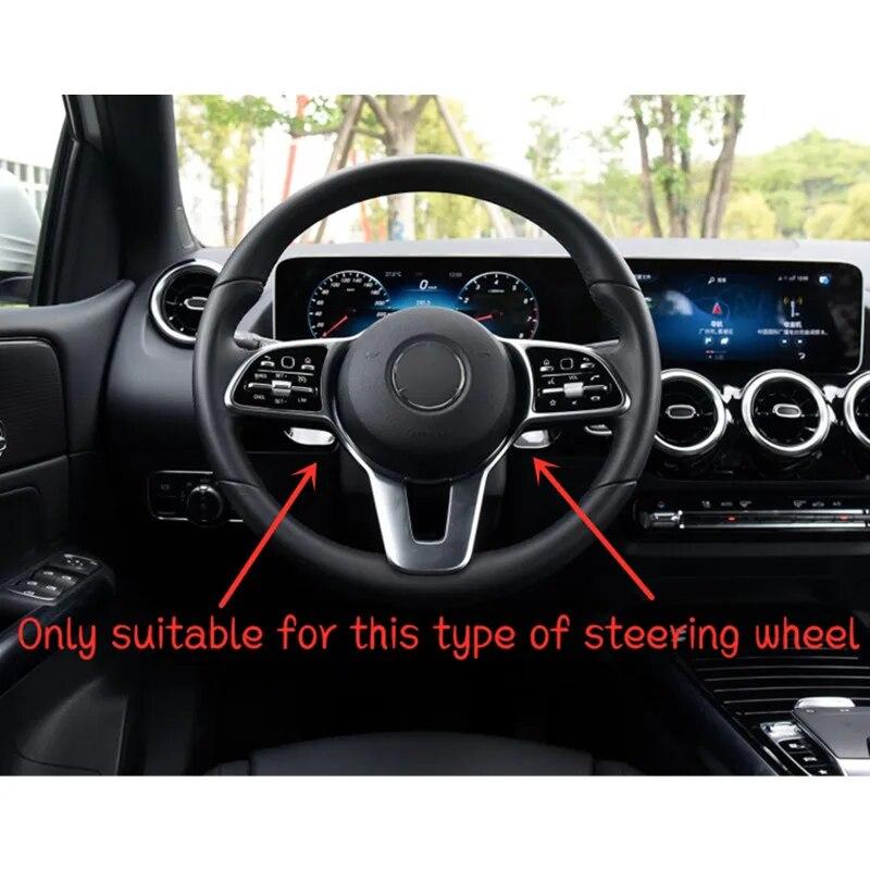 Car Steering Wheel Frame Trim Cover For Mercedes Benz A B C E G Class CLA CLS GLC GLE GLS GLB W213 W205 W177 W167 W247 W463 C257