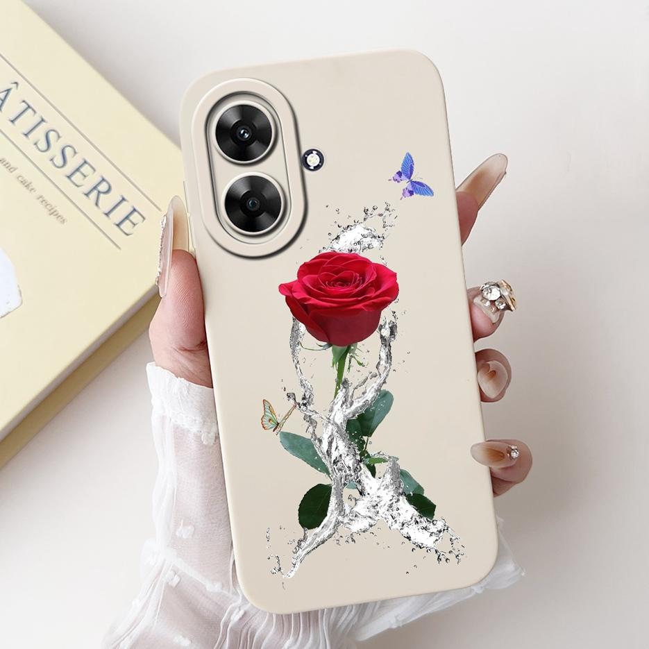 Для Realme Note 60 Чехол RMX3933 Роскошная Конфетная Расписная Крышка Мягкий ТПУ Чехол для Телефона Для Realme Note 60X Note60 Narzo N61 Fundas Coque