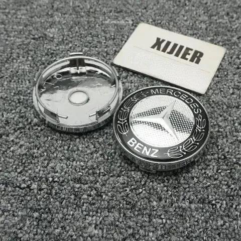 AABGU1 4 pieces 60MM Car Wheel Center Hub Caps Cover decorate Accessories For MERCEDES BENZ AMG W166 W253 X253 X205 GLC/GLE/ML-class