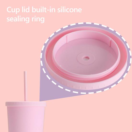 Стакан для кофе емкостью 720 мл с крышкой и соломинкой, вакуумная дорожная кофейная кружка с двойными стенками и широким горлышком