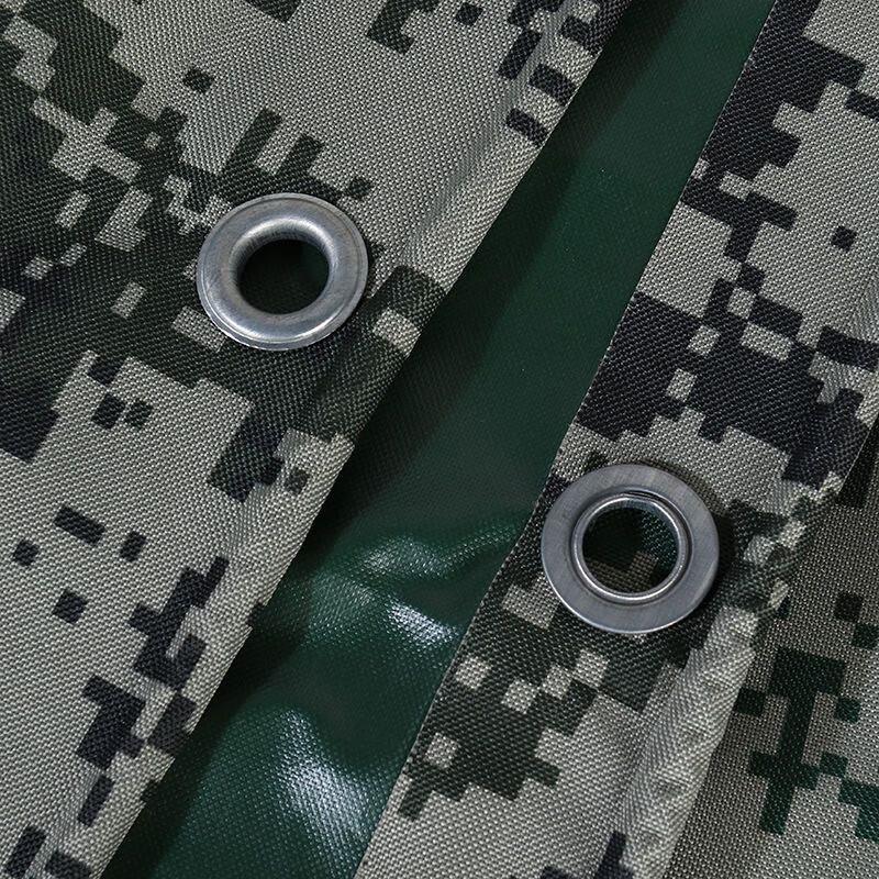 Heavy-Duty Camouflage Waterproof Canvas Tarp