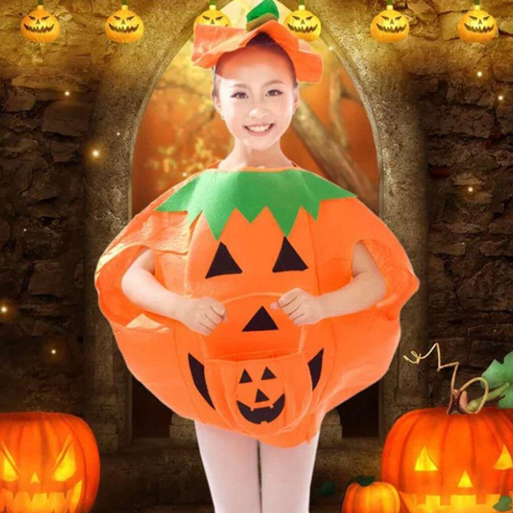 Party Cloth Accessories Halloween Costume Party Masquerade Cloth Pumpkin Costume With Hat and Bag