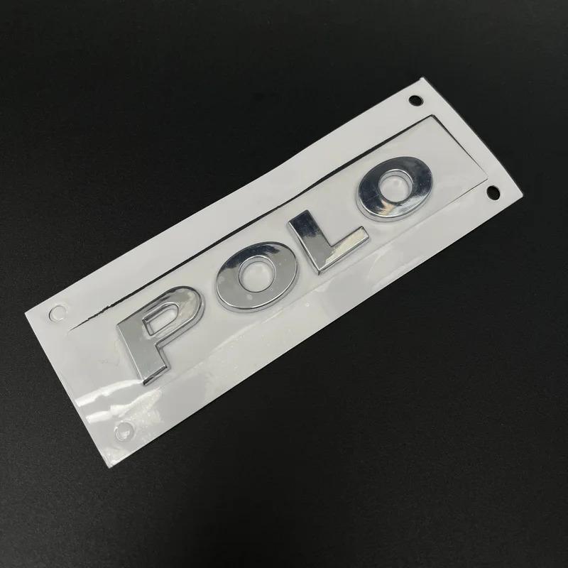 For VW Polo 1.4 1.6 Trunk Lettering Displacement Standard Rear Tail Mark Silver RK5