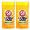 Ultramax, Твердый дезодорант-антиперспирант, Мужской, Свежий, Двойная упаковка, 73 г (2.6 унции) Каждый