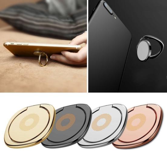 Ультратонкое вращающееся на 360 градусов кольцо-держатель для телефона на палец, подставка для мобильного телефона, настольный кронштейн