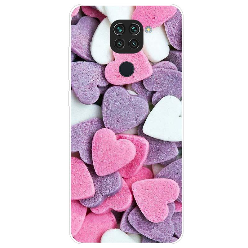 Чехол для телефона Xiaomi Redmi Note 9 Чехол 6.53;' Мягкий силиконовый чехол-накладка из ТПУ для Xiaomi Redmi Note 9, чехол-накладка Fundas Para