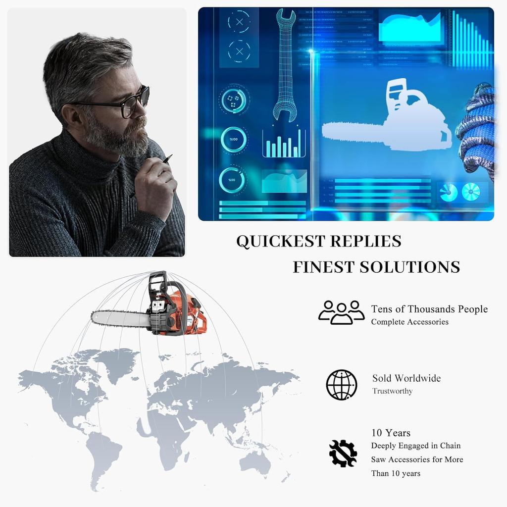 Комплект цилиндра, поршня, поршневого пальца и колец 44 мм для Husqvarna 350 351 353 346 для Jonsered CS 2150 2149 2152 2153 Цепная пила Детали с никисилевым покрытием