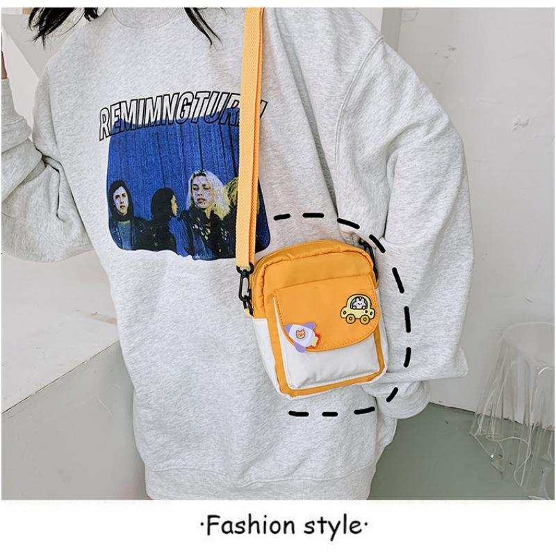 Студенческая симпатичная сумка через плечо женская корейская версия студенческая повседневная сумка через плечо