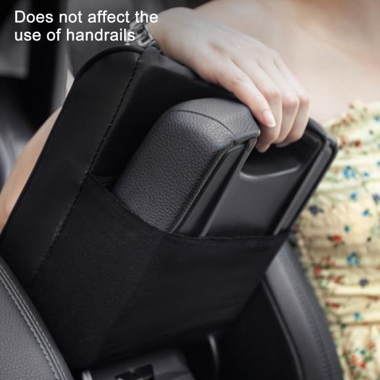 Car Armrest Box Pad Wear Resistant Scratch-proof Universal Soft Fabric Central Control Armrest Box Cover Car Accessories