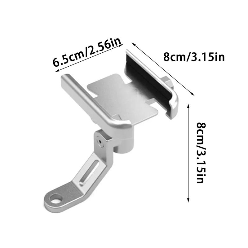 Наружный держатель для мобильного телефона на руль мотоцикла, универсальный зажим для телефона для скутера, автомобильный кронштейн для навигации по телефону
