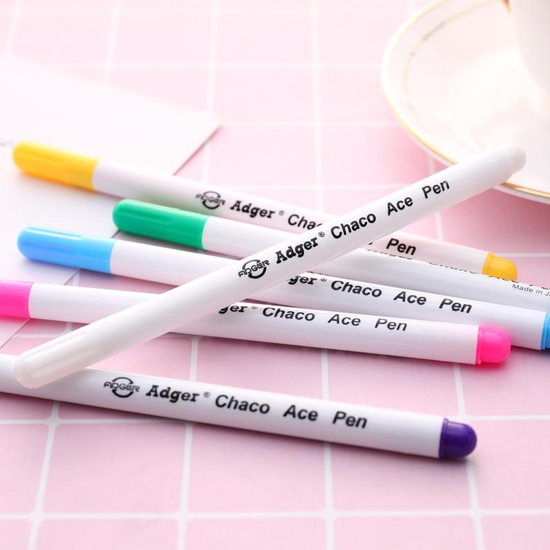 6 шт. растворимые в воде стираемые ручки, маркеры для ткани, карандаш, аксессуары для шитья