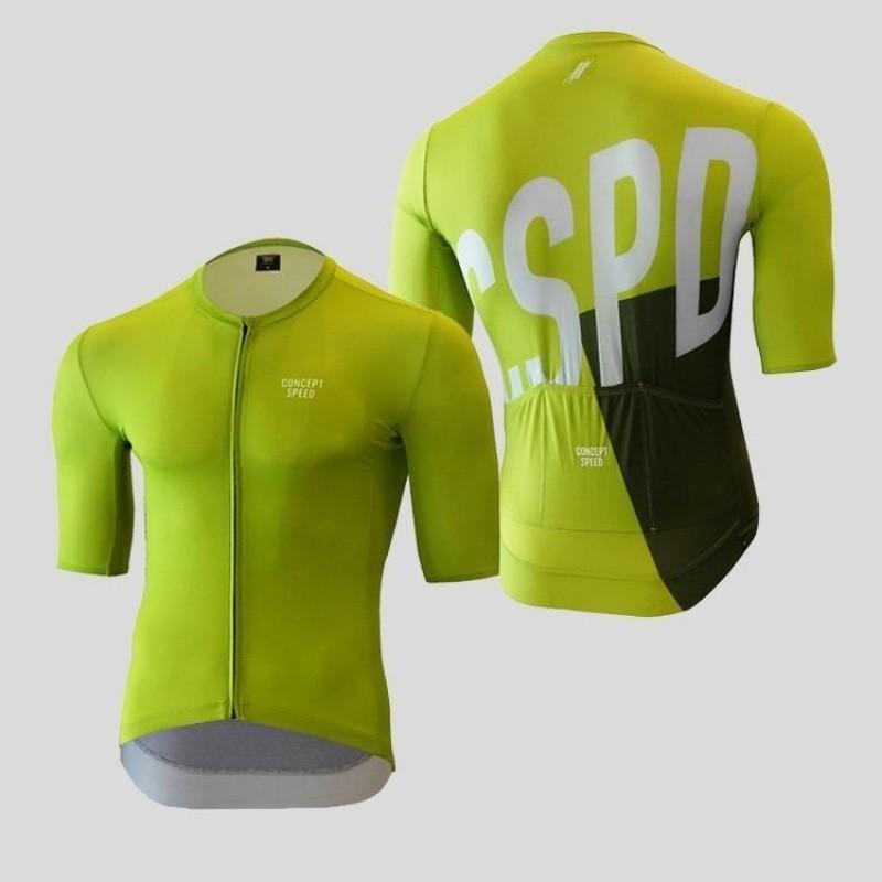 CSPD Men Women Milk Silk Short Sleeve Cycling Jersey Breathable Road Mountain Bike Top